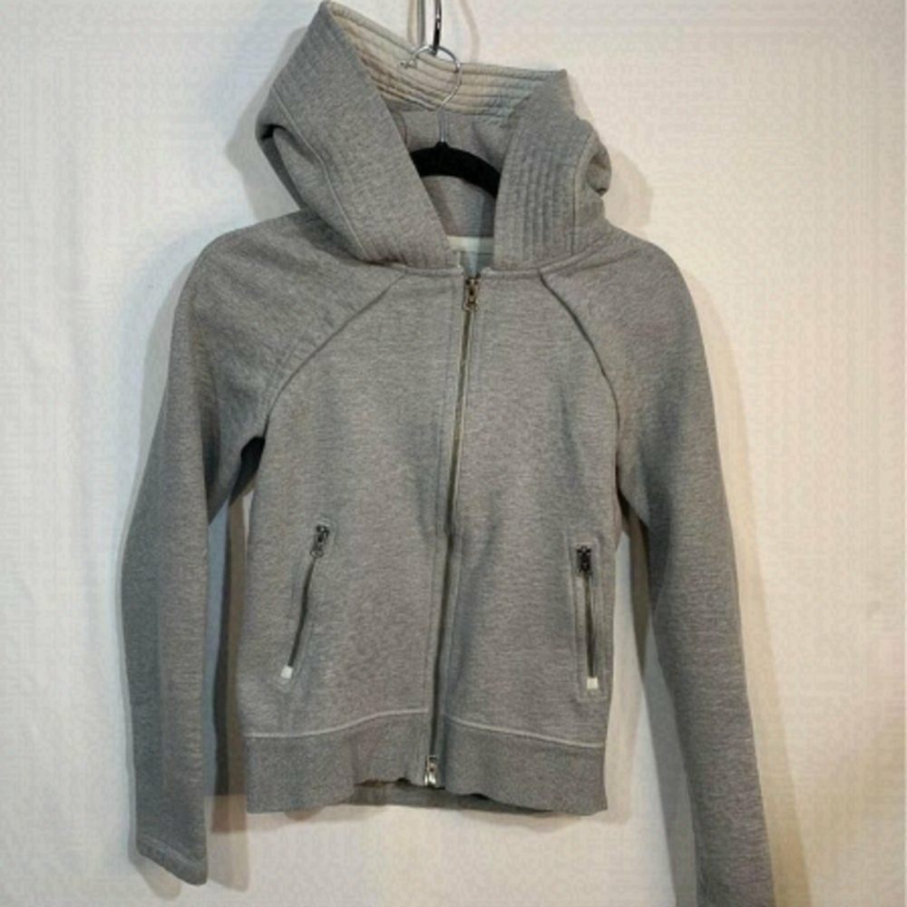 LULULEMON sculpted scuba hoodie. Gray. Size 6. New condition. Limited Edition. - Picture 1 of 10
